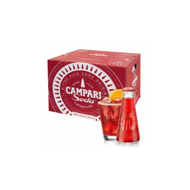 CAMPARI SODA - CASSA 50 X 0,1 L – Da Romano